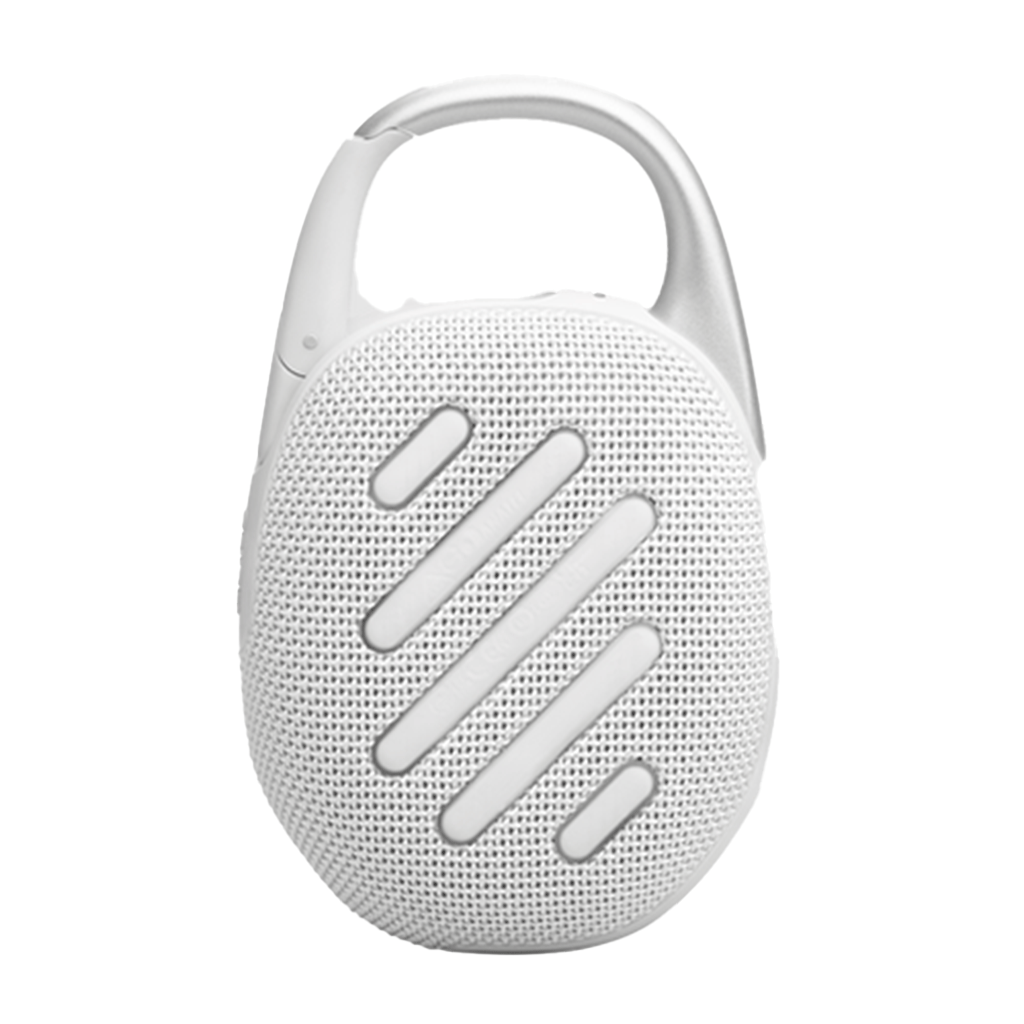 JBL White Clip 5 Ultra Portable Waterproof Speaker