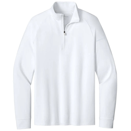 Brooks Brothers Men's White Luxe Performance 1/4-Zip