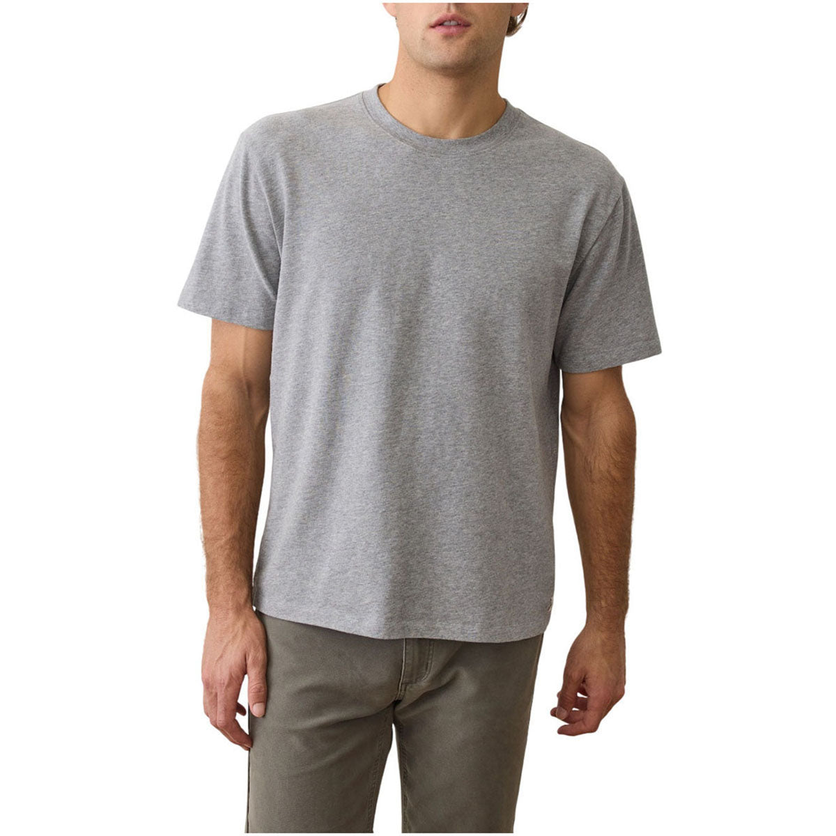 Marine Layer Men's Heather Grey Luxe 250 Tee