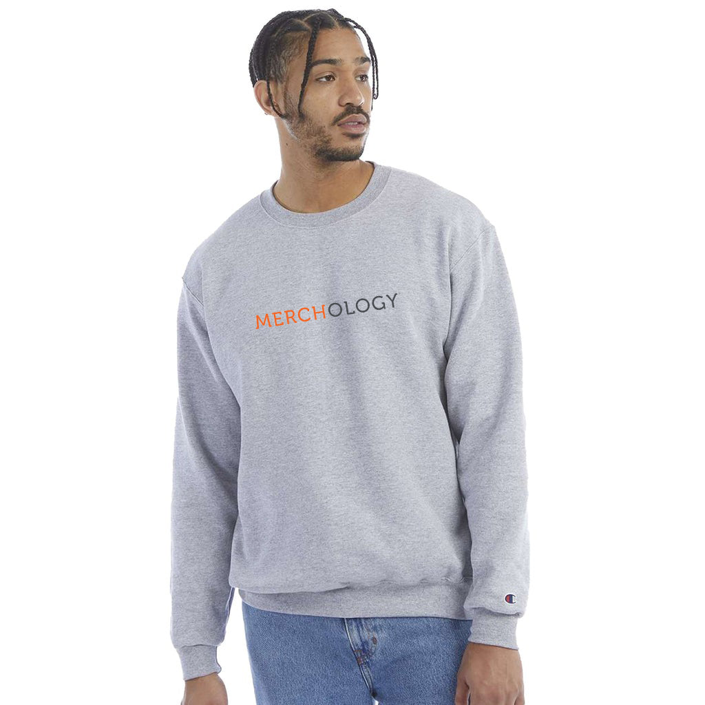 Champion Unisex Light Steel Eco Fleece Crewneck Sweatshirt