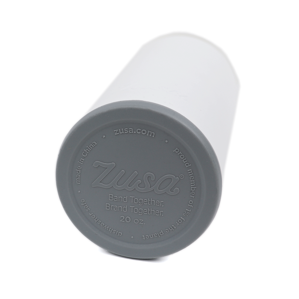 Zusa White Commuter Tumbler 20 oz