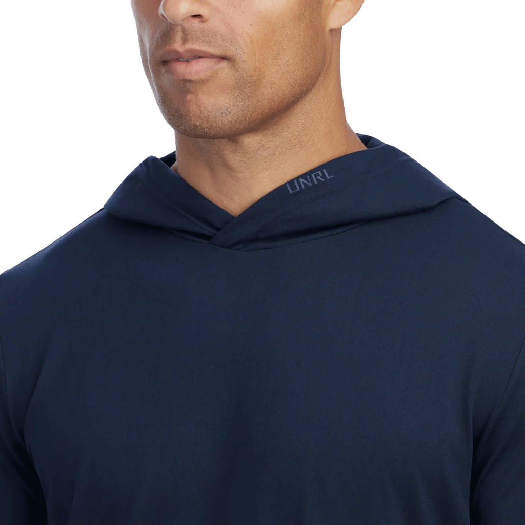 UNRL Midnight Navy Ultra Hooded Long Sleeve