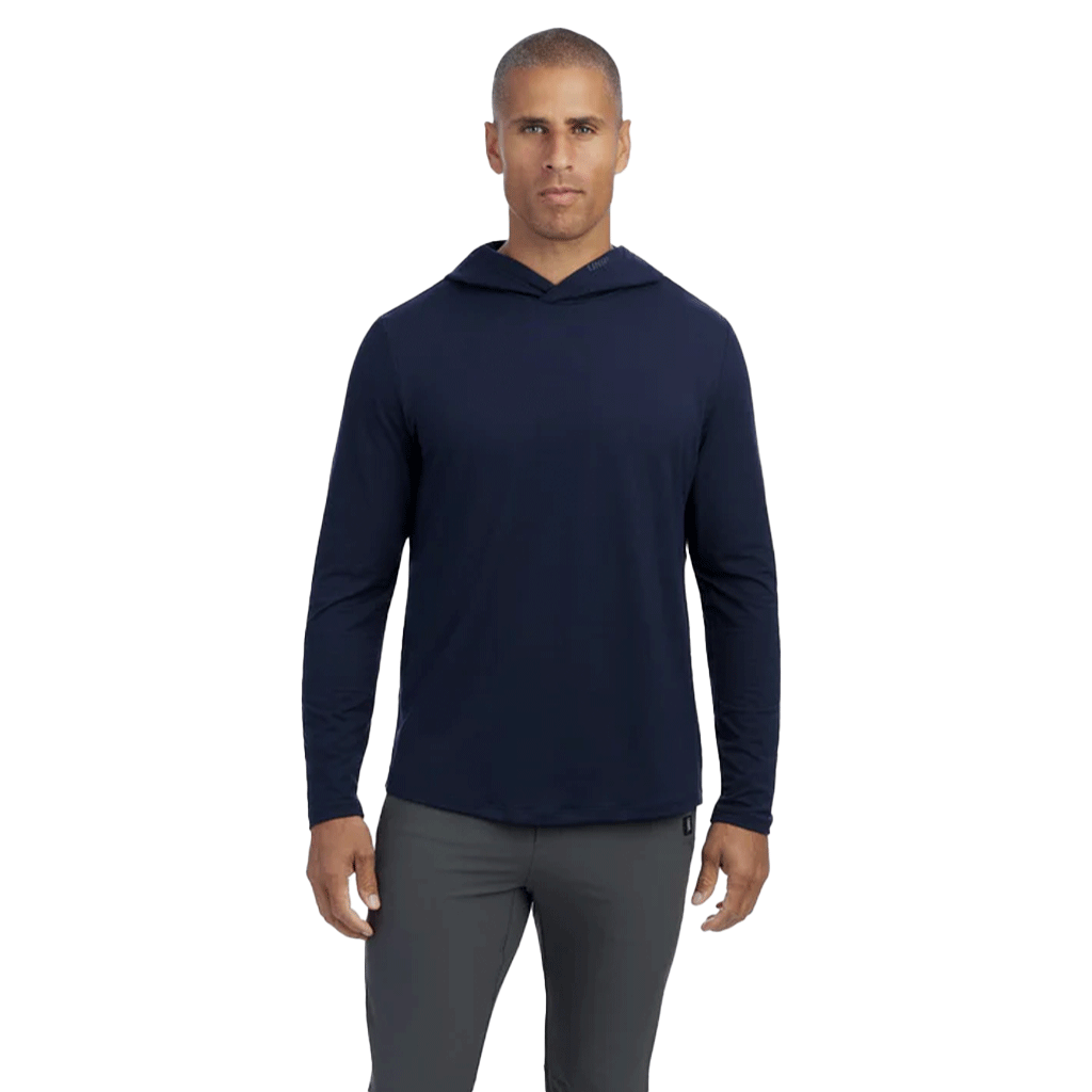 UNRL Midnight Navy Ultra Hooded Long Sleeve