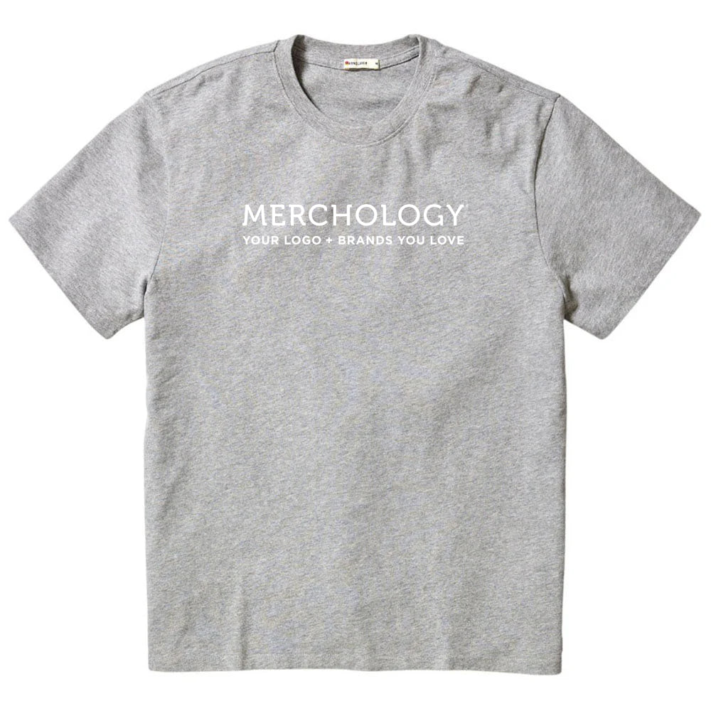 Marine Layer Men's Heather Grey Luxe 250 Tee