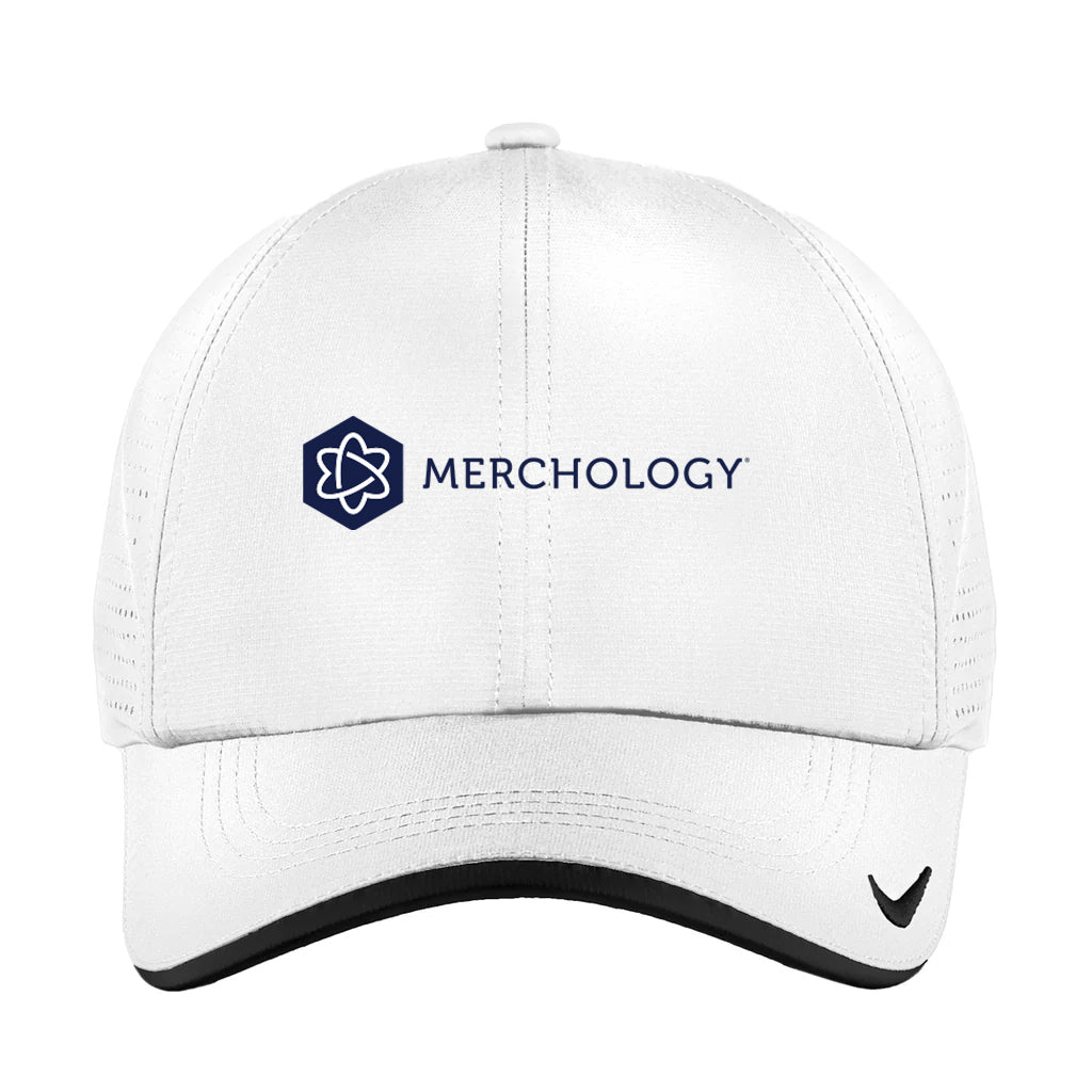 Nike White Dri-FIT Perforated Performance Cap