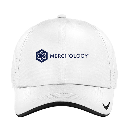 Nike White Dri-FIT Perforated Performance Cap