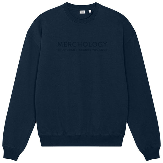 Stanley/Stella Unisex French Navy Ledger Dry Crewneck Sweatshirt