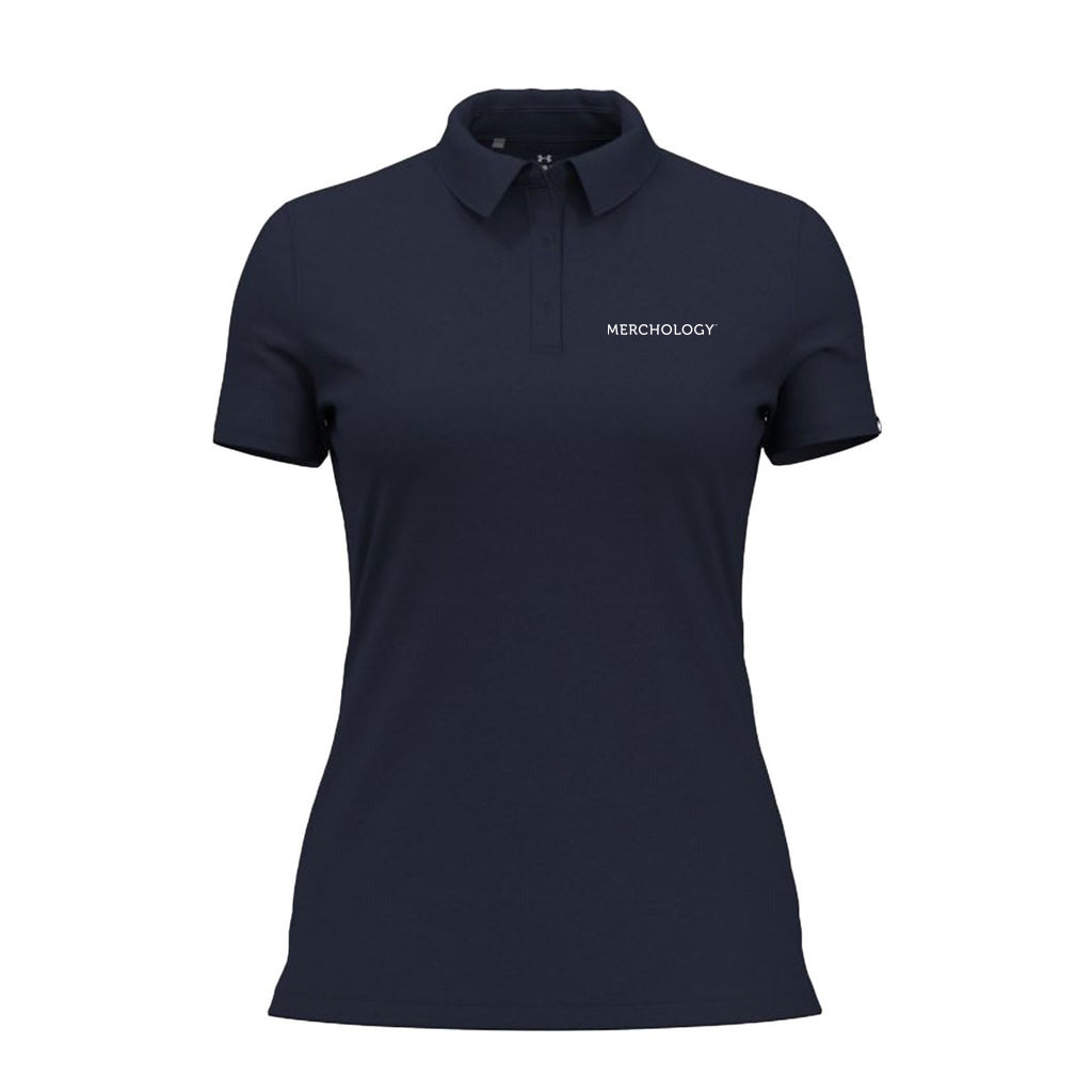 Under Armour Women's Midnight Navy Tee To Green Polo