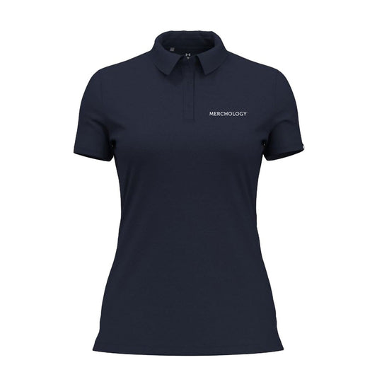 Under Armour Women's Midnight Navy Tee To Green Polo